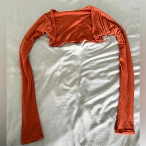 Laina Rauma Dance Class Jersey Bolo in Orange size Small